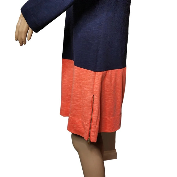 J. Crew dress. Side zip. Color block.  Small - Picture 7 of 16